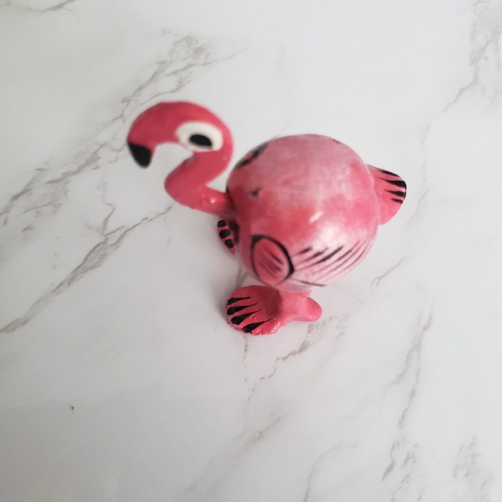 Flamingo Mexican Bobble Head - Picture 2 of 3